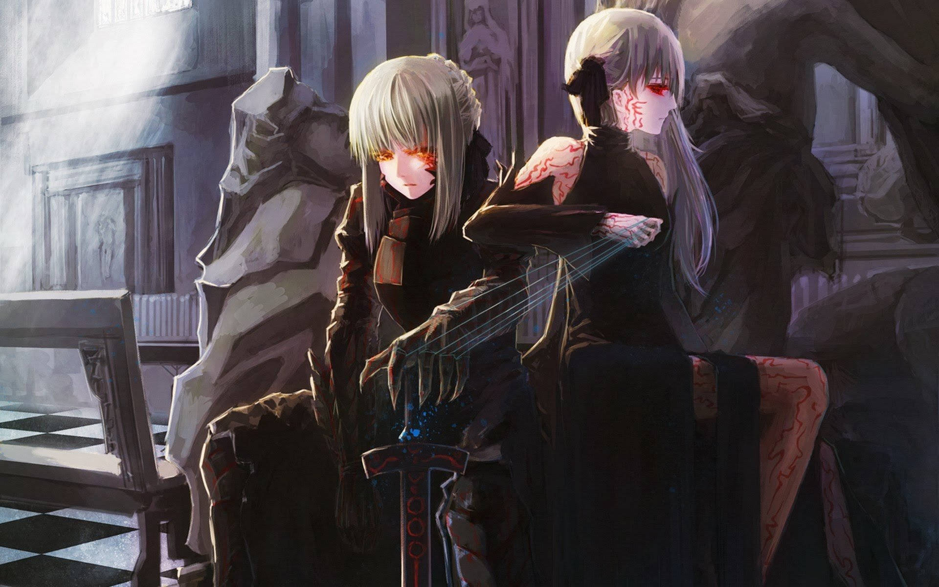 1920x1200 Fate Zero With Dark Sakura Wallpaper