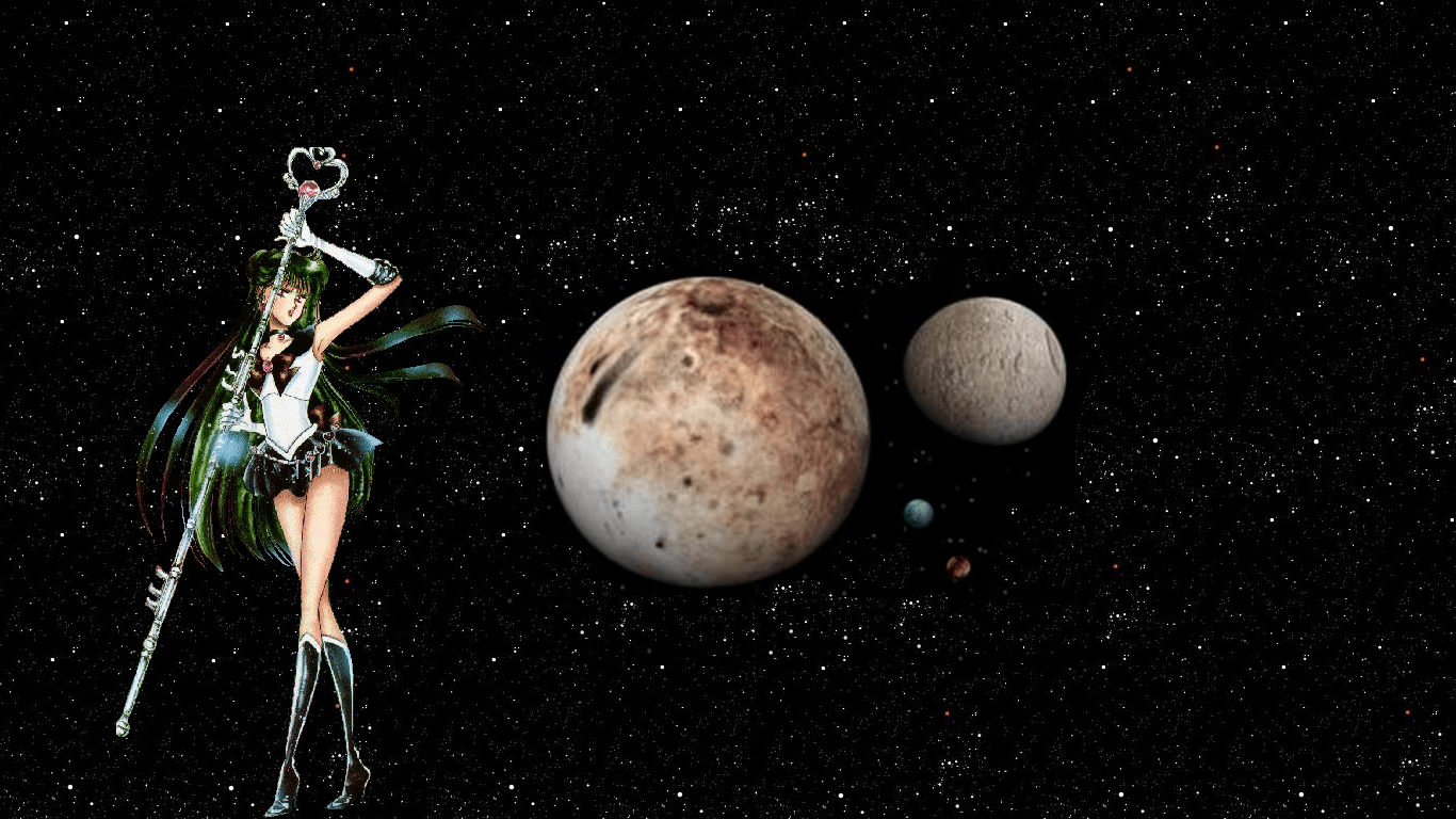 1366x768 Pluto Wallpaper