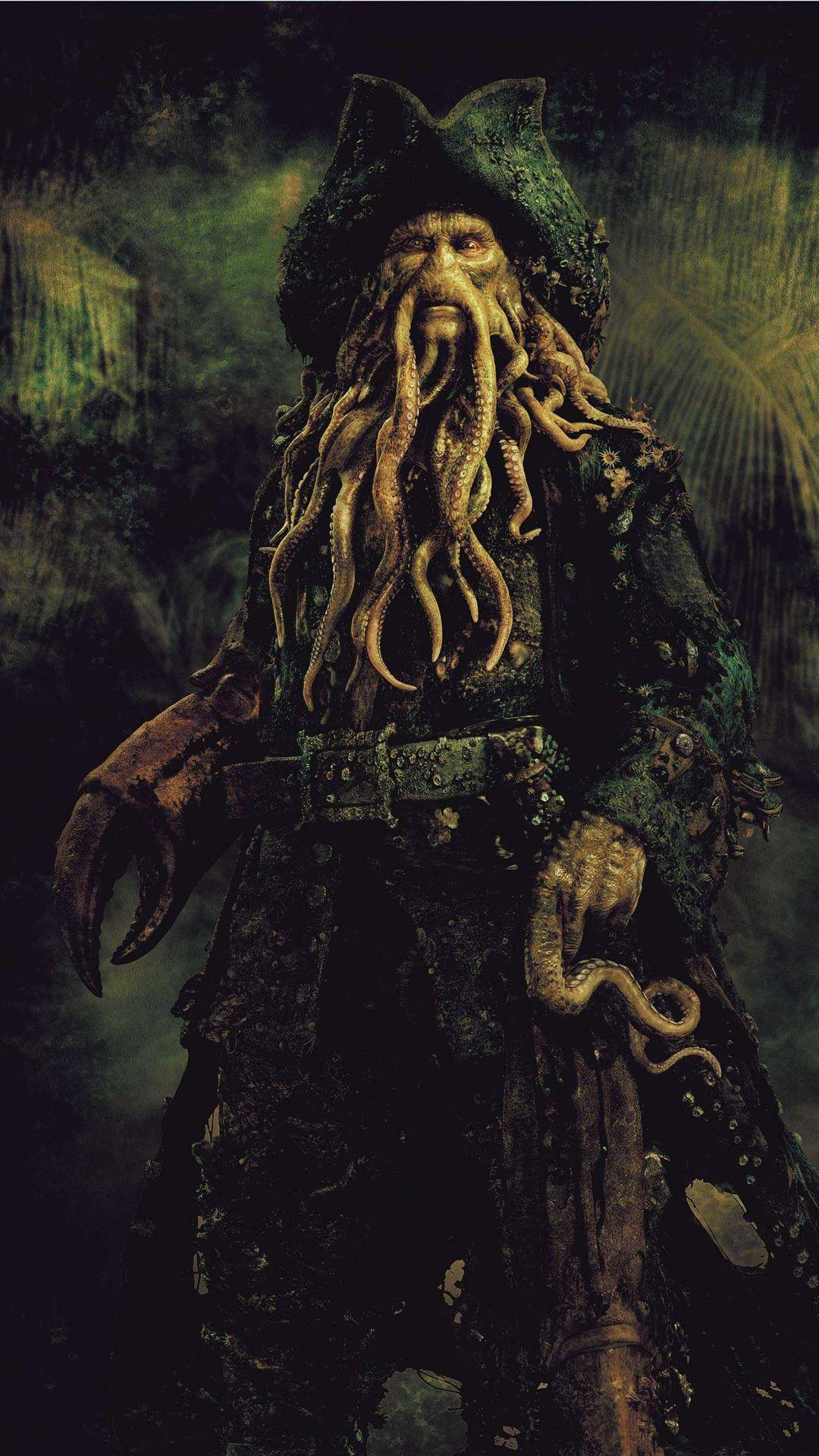 1080x1920 davy jones. pirates of the caribbean