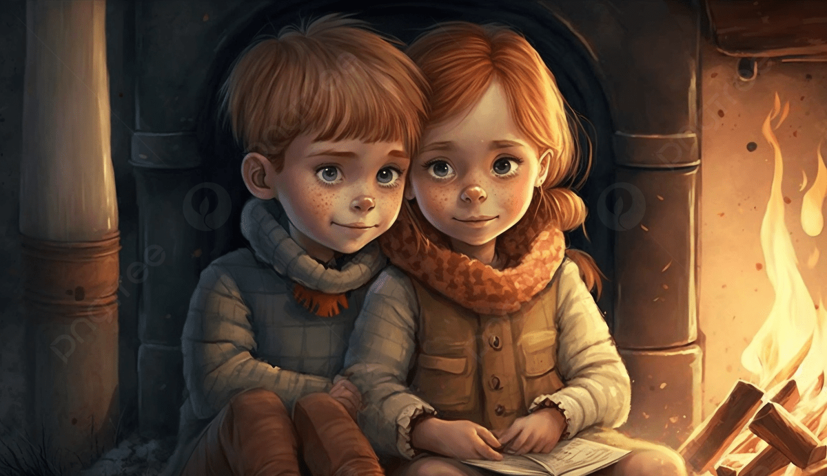 1200x692 Fairy Tale Cartoon Cute Boy Girl