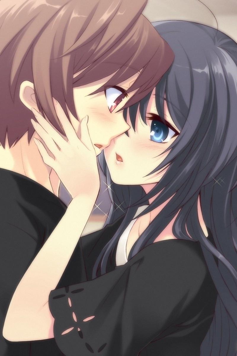 800x1200 Cute Anime Boy And Girl Wallpaper