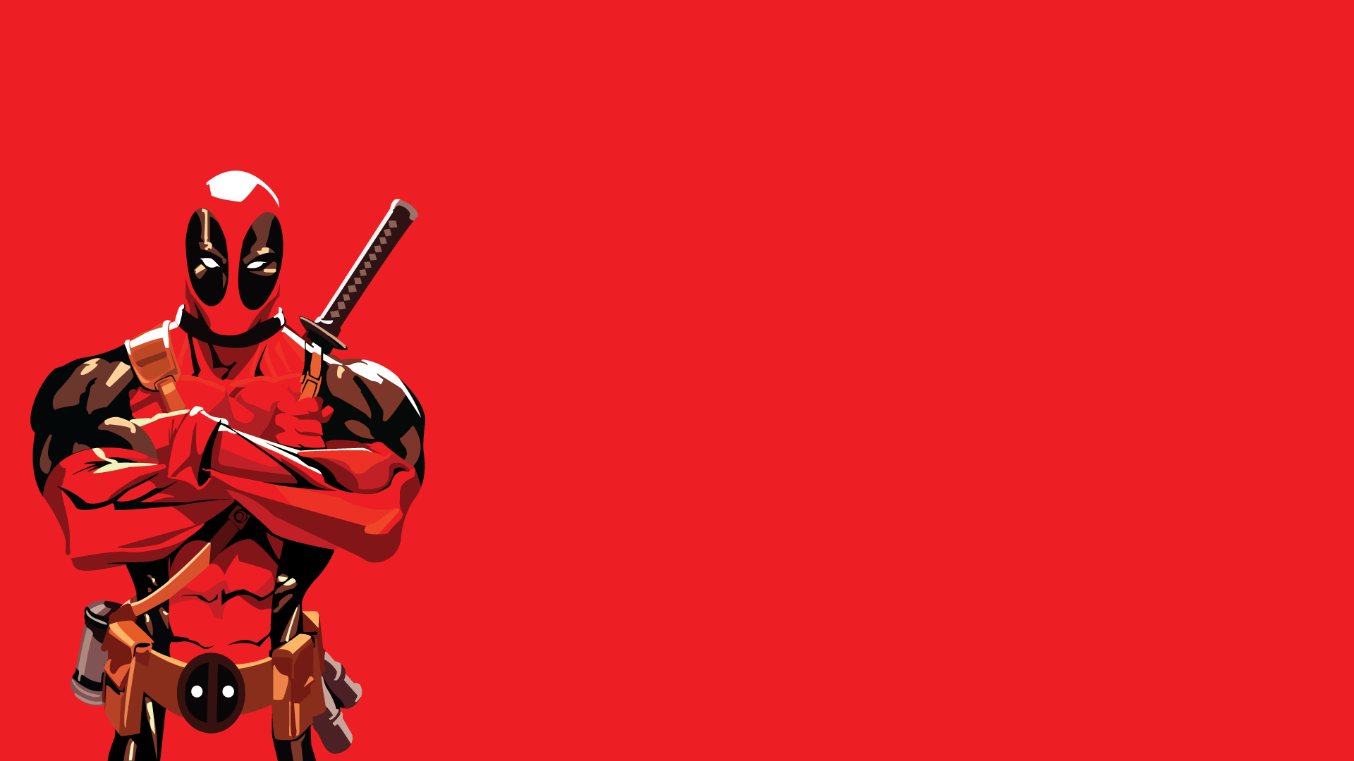1920x1080 Deadpool Cartoon Wallpaper