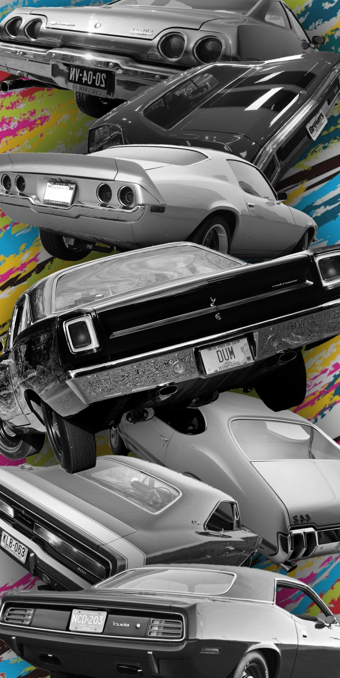 1108x2210 Classic American Muscle Cars [1080x2160]. iPhone X