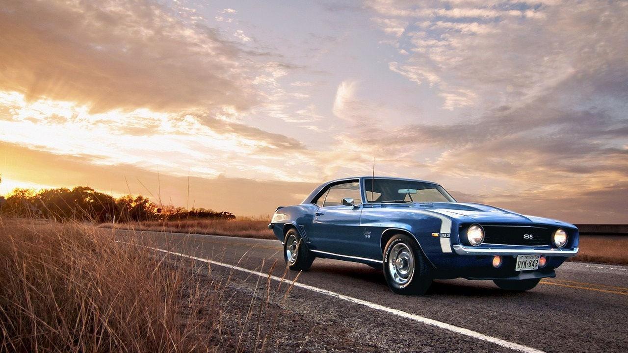 1280x720 American Muscle Cars Wallpaper for Android