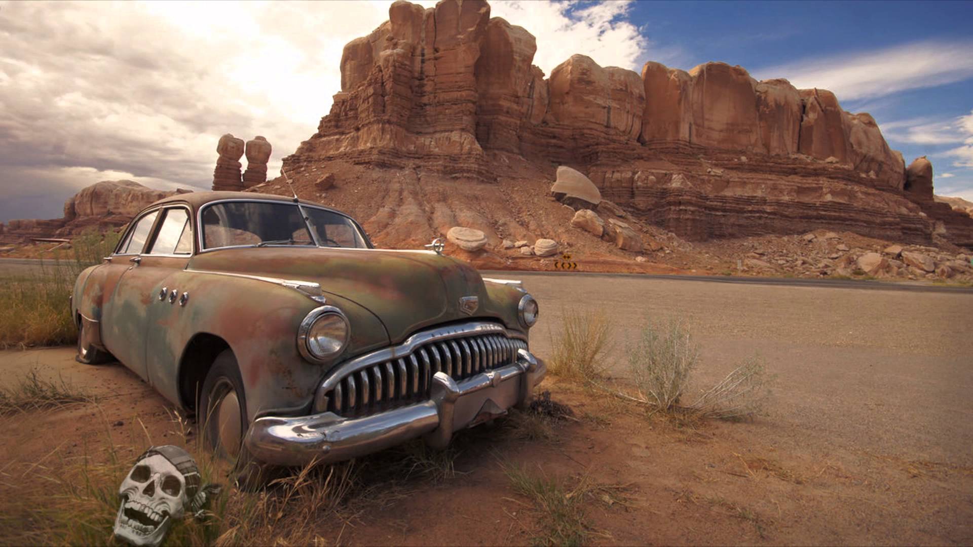 1920x1080 Abandoned Cars Wallpaper High Quality