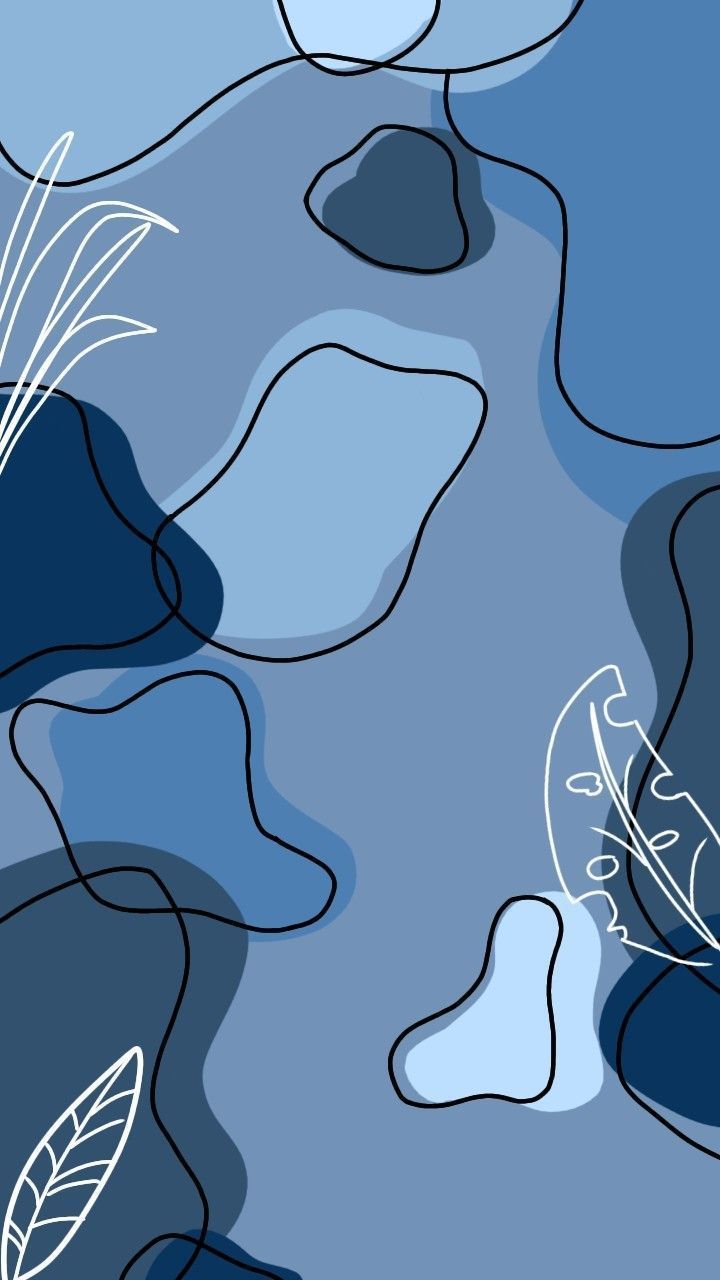 720x1280 Blue Aesthetic Wallpaper with Plants, Rocks, and Water Drops. Aesthetic background for ipad blue, iPad background aesthetic blue hd, Aesthetic wallpaper ipad blue pastel