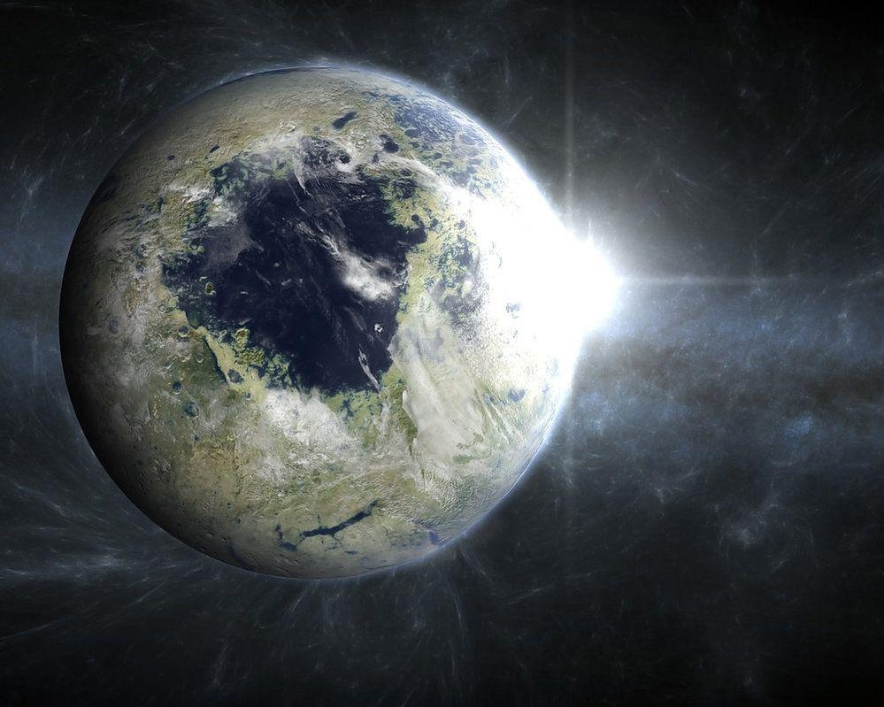999x799 Terraformed Pluto Wallpaper