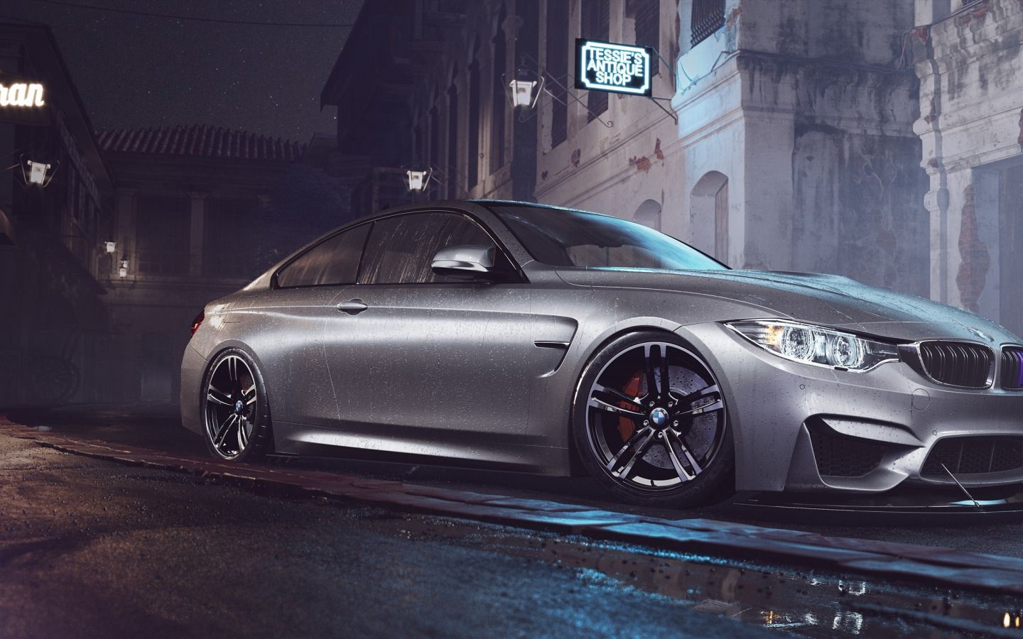 1440x900 Download wallpaper BMW, render, F M4