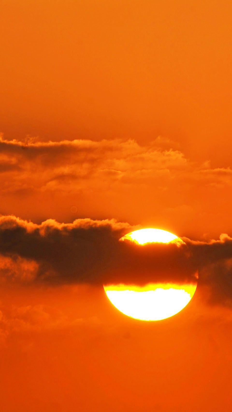 960x1704 Orange Color. Original:Sky, Cloud, Sunset, Orange Color