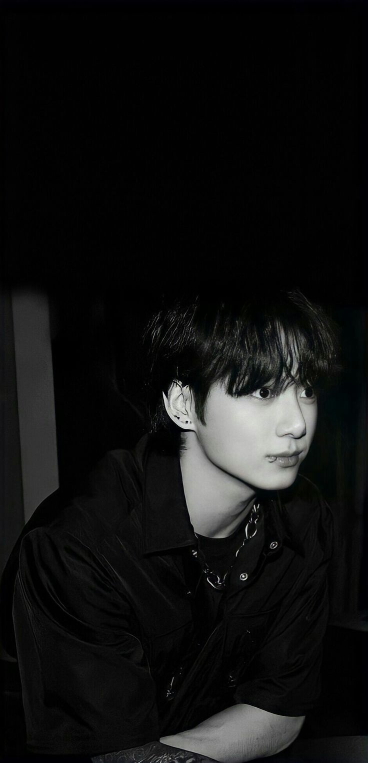 Jungkook Black and White Wallpapers Top Free Jungkook Black and White