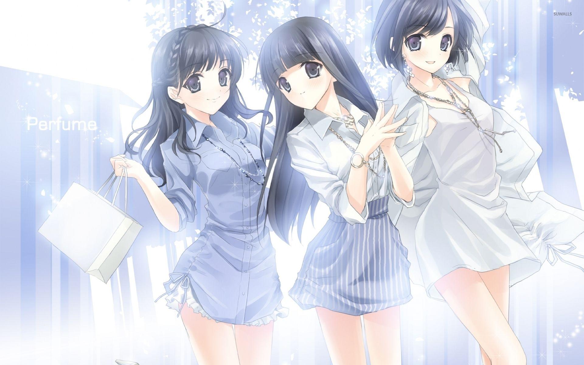 1920x1200 Happy girls shopping wallpaper wallpaper