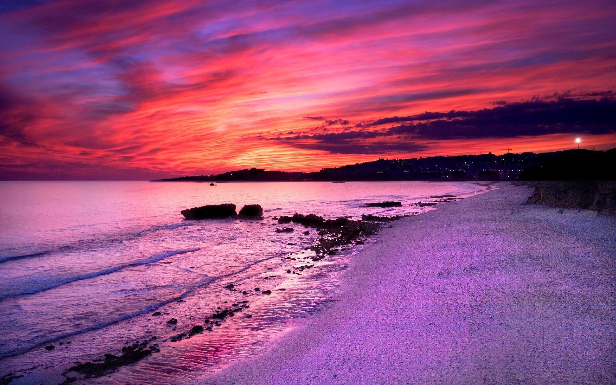 2560x1600 Dark Sunset Wallpaper