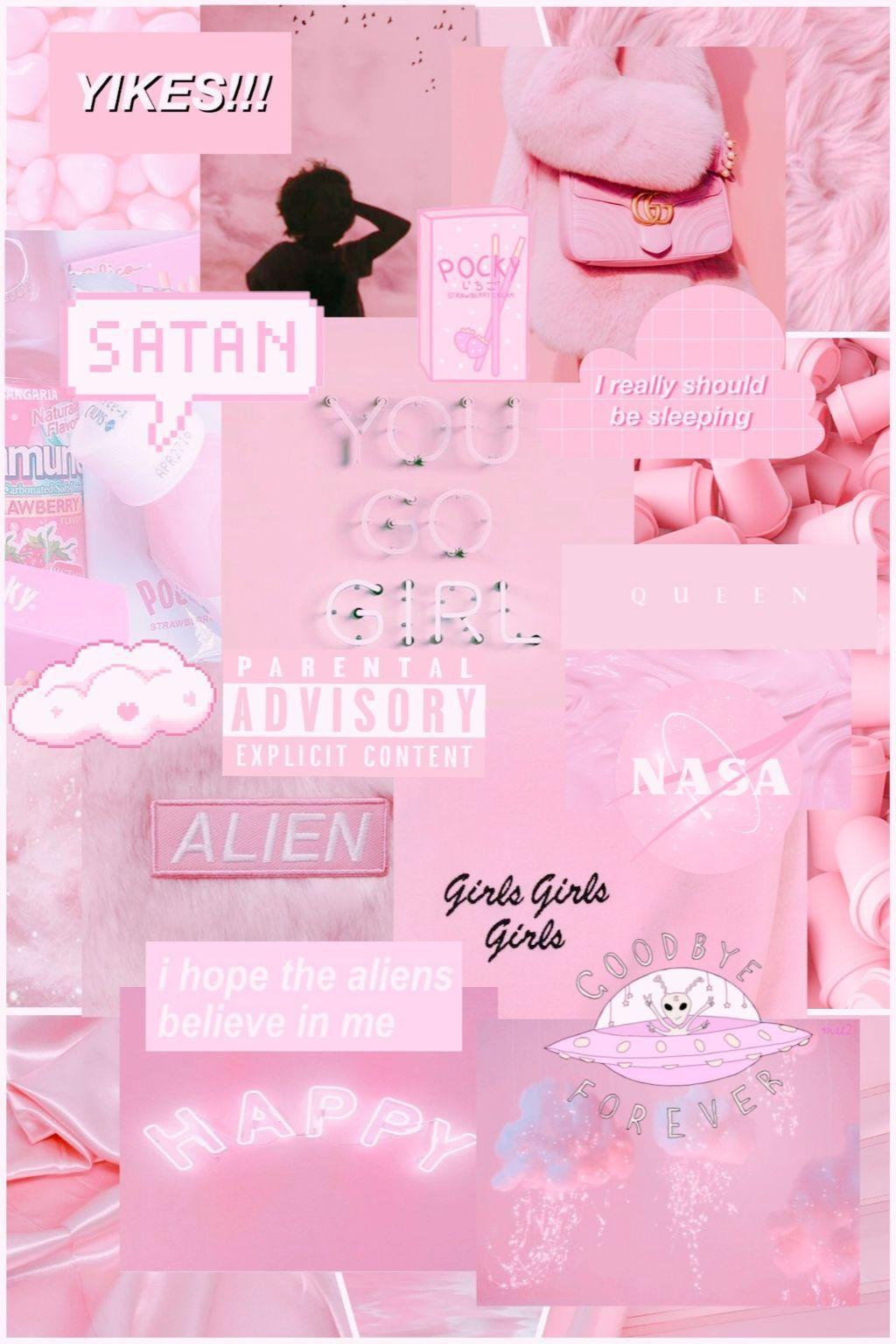 Pink Background Tumblr gambar ke 1