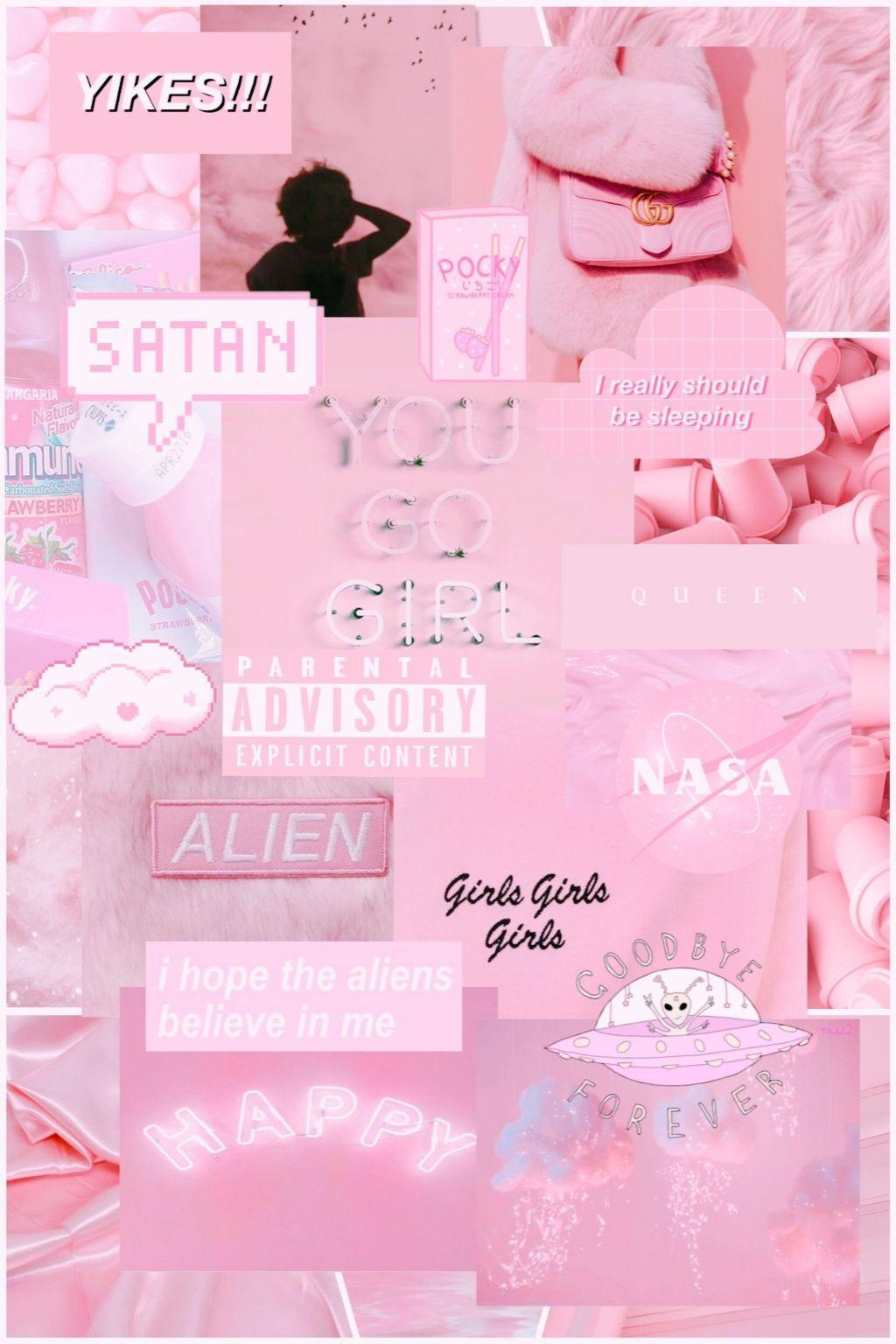 Aesthetic tumblr pink