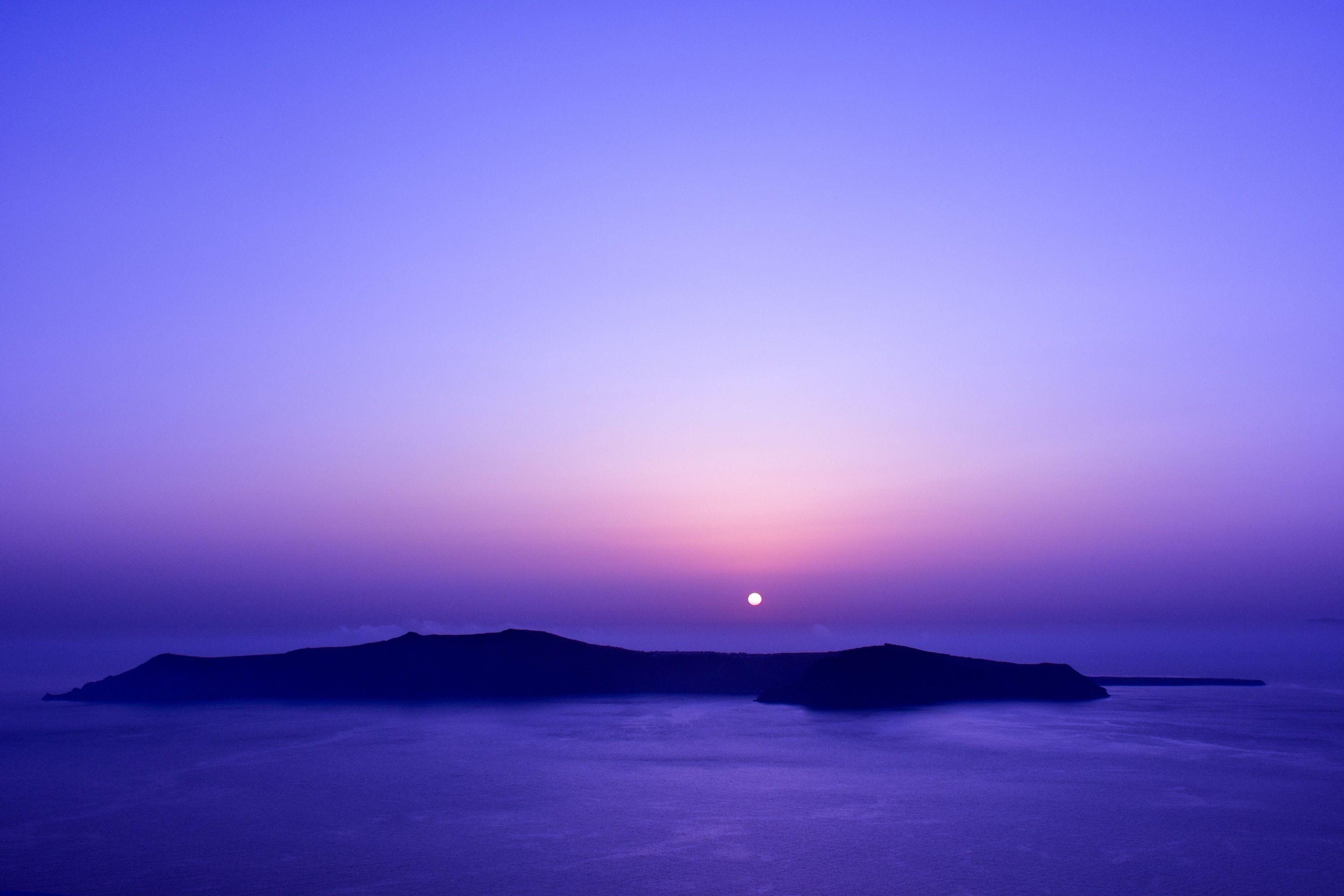 3000x2000 Cool Blue Temperature Sunset, HD Nature, 4k Wallpaper