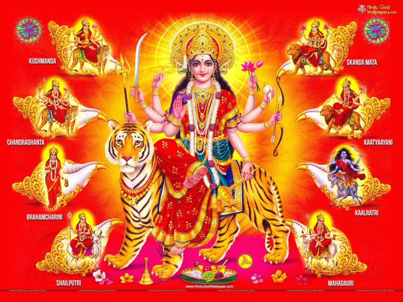 Nav Durga Wallpapers - Top Free Nav Durga Backgrounds - WallpaperAccess