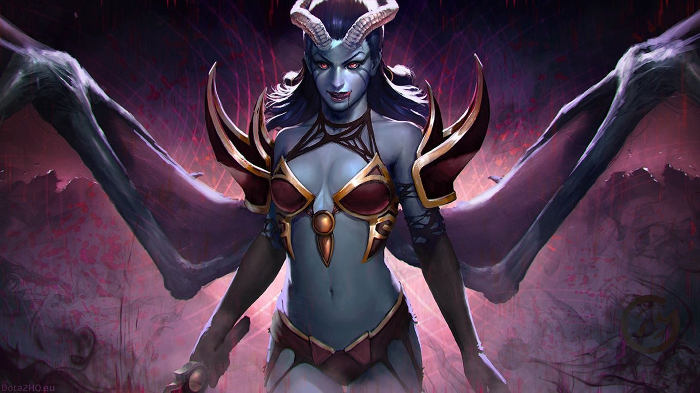 1366x768 DOTA 2 Akasha the Queen of Pain