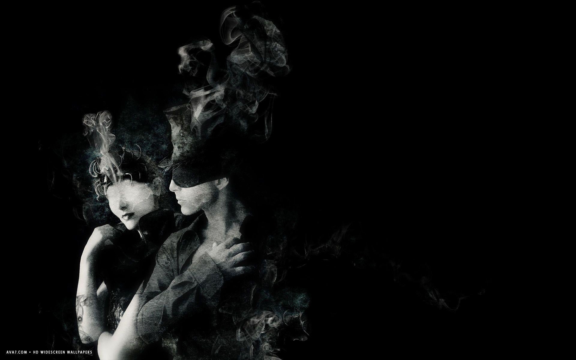 1920x1200 Black Love Wallpaper