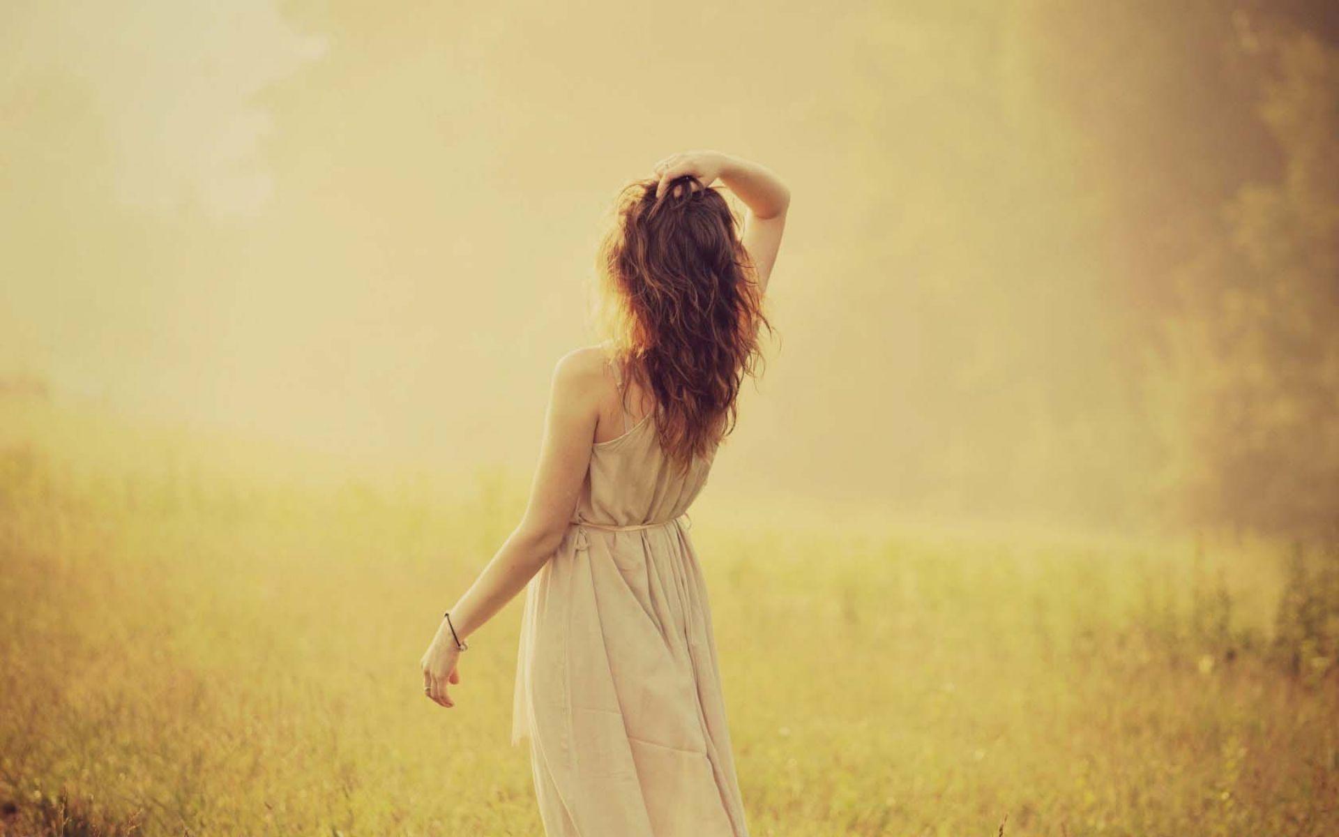 1920x1200 Mood Girl Nature Photo Wallpaper. HD Love Wallpaper