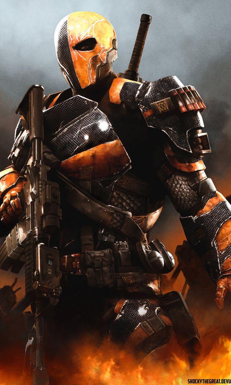 736x1226 Deathstroke Wallpaper