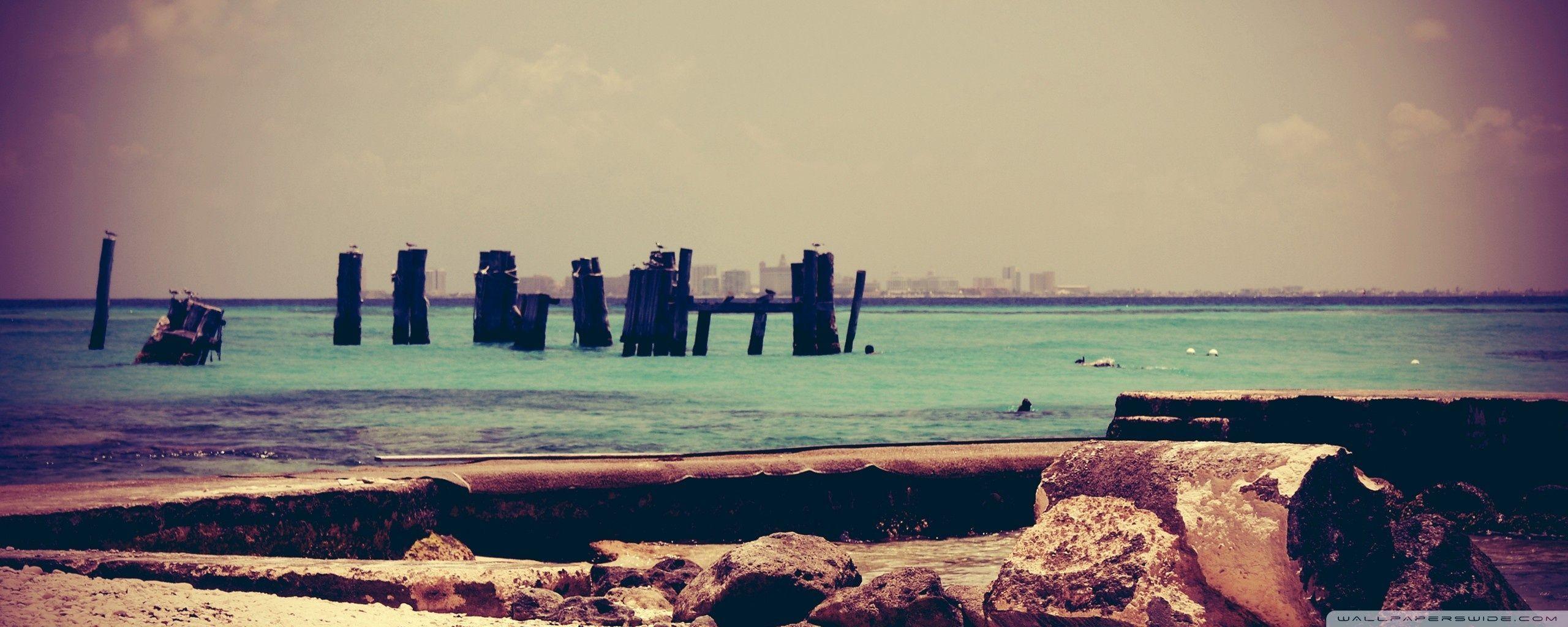 2560x1024 Vintage Photography Desktop Wallpaper at