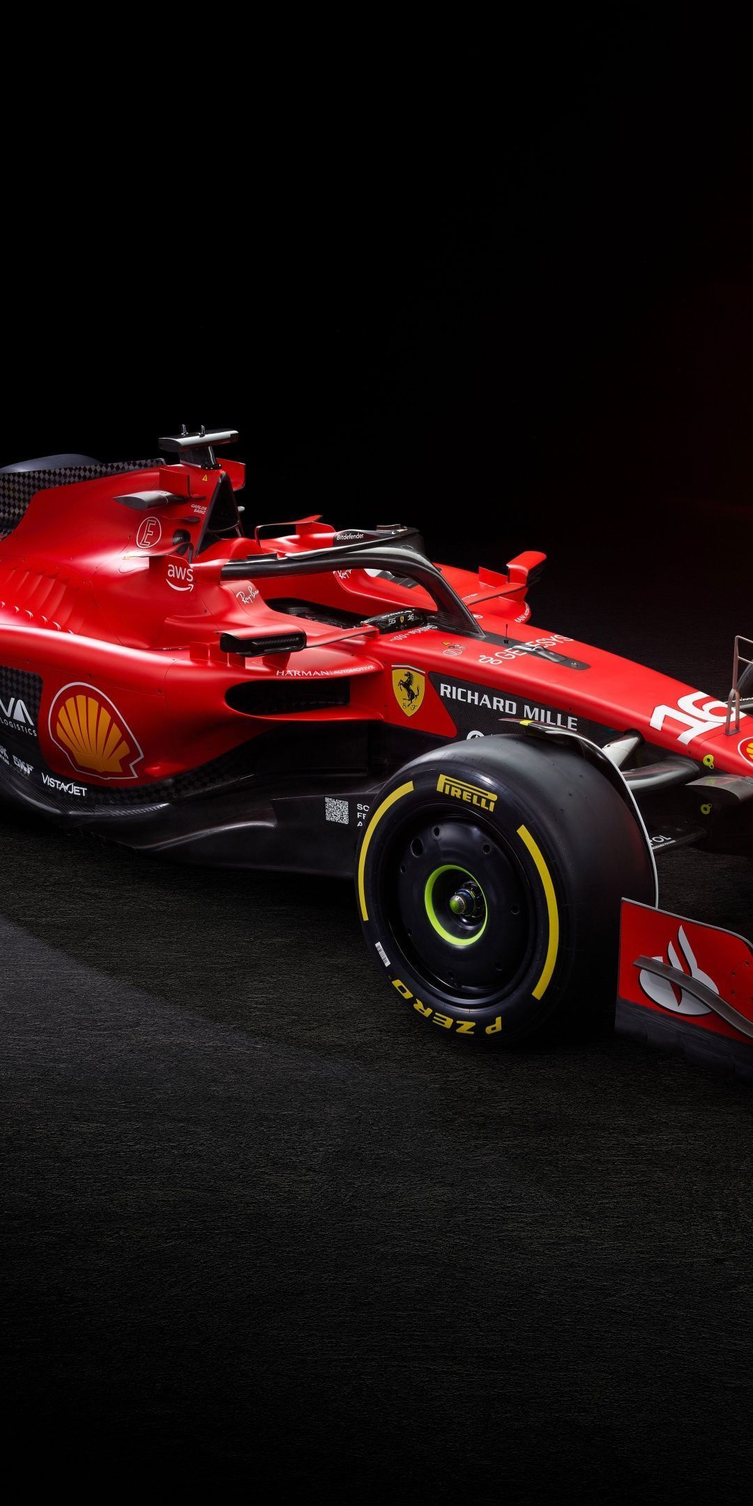 1080x2160 Ferrari SF 23 Wallpaper 4K, Formula One