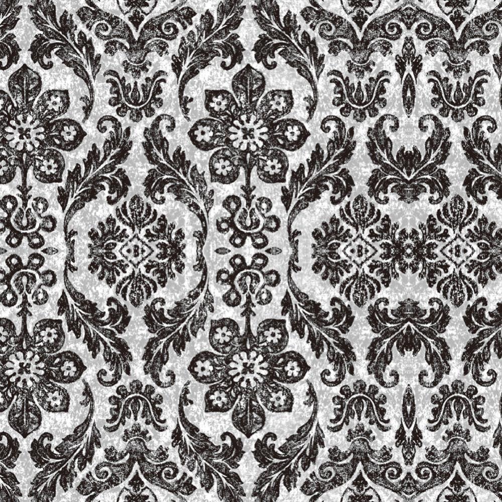 1000x1000 HaokHome Vintage Floral Damask Peel And Stick Wallpaper Diamond Black Mushroom Self Adhesive Living Room Bedroom Home Decor