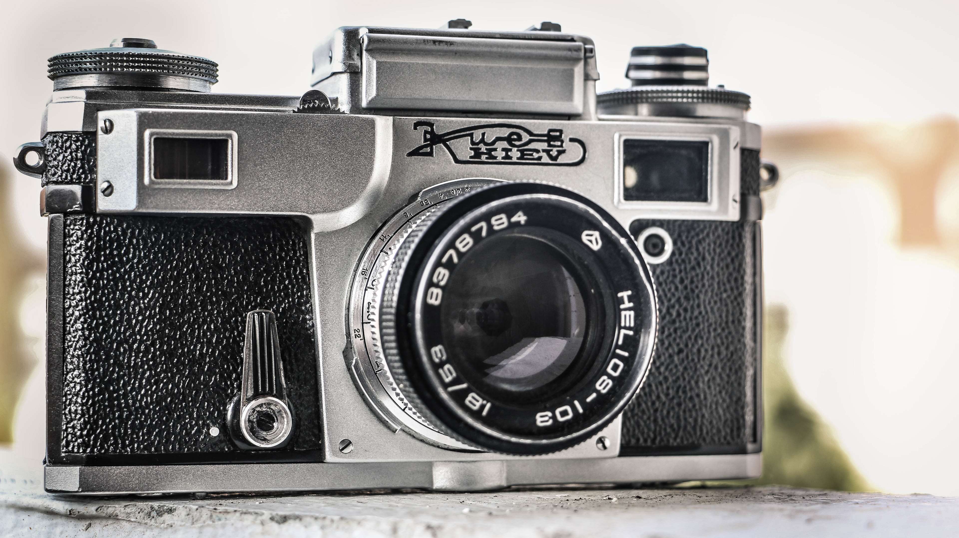 3840x2156 analog camera, camera, camera lens, old, photography
