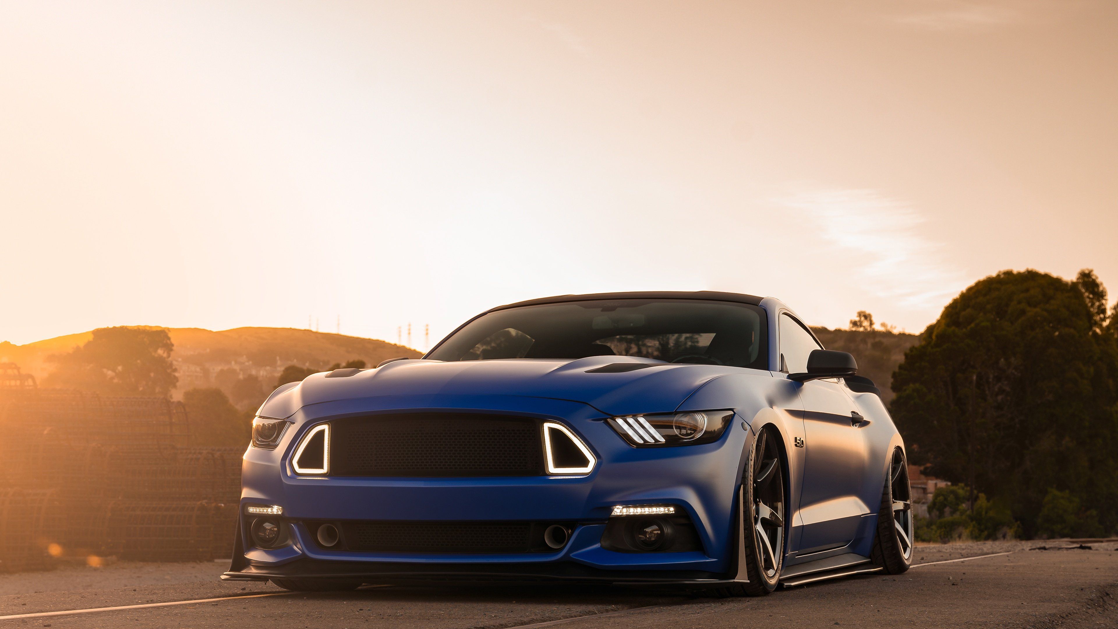 3840x2160 Ford Mustang GT front Wallpaper 4k HD