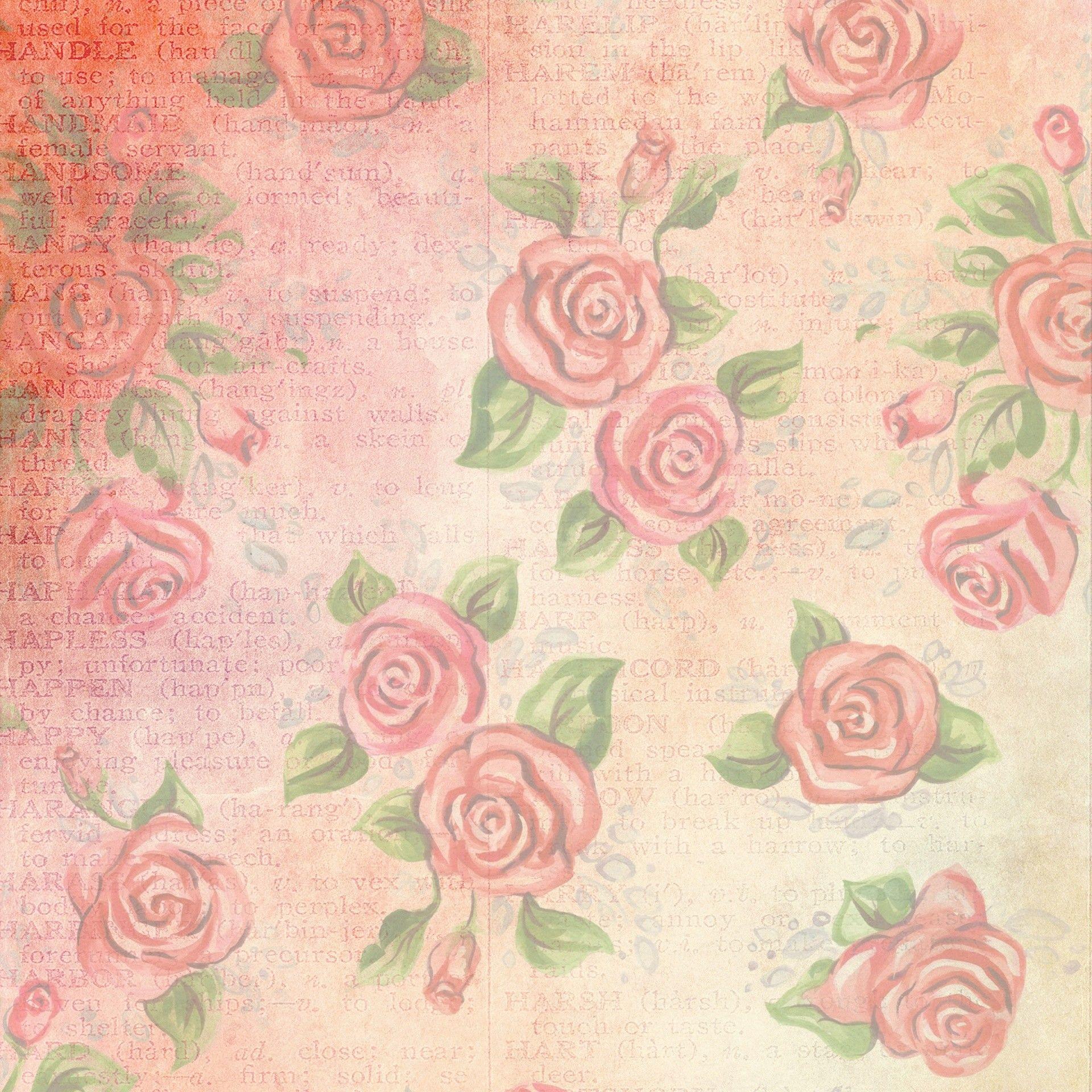 1920x1920 Vintage Wallpaper Background