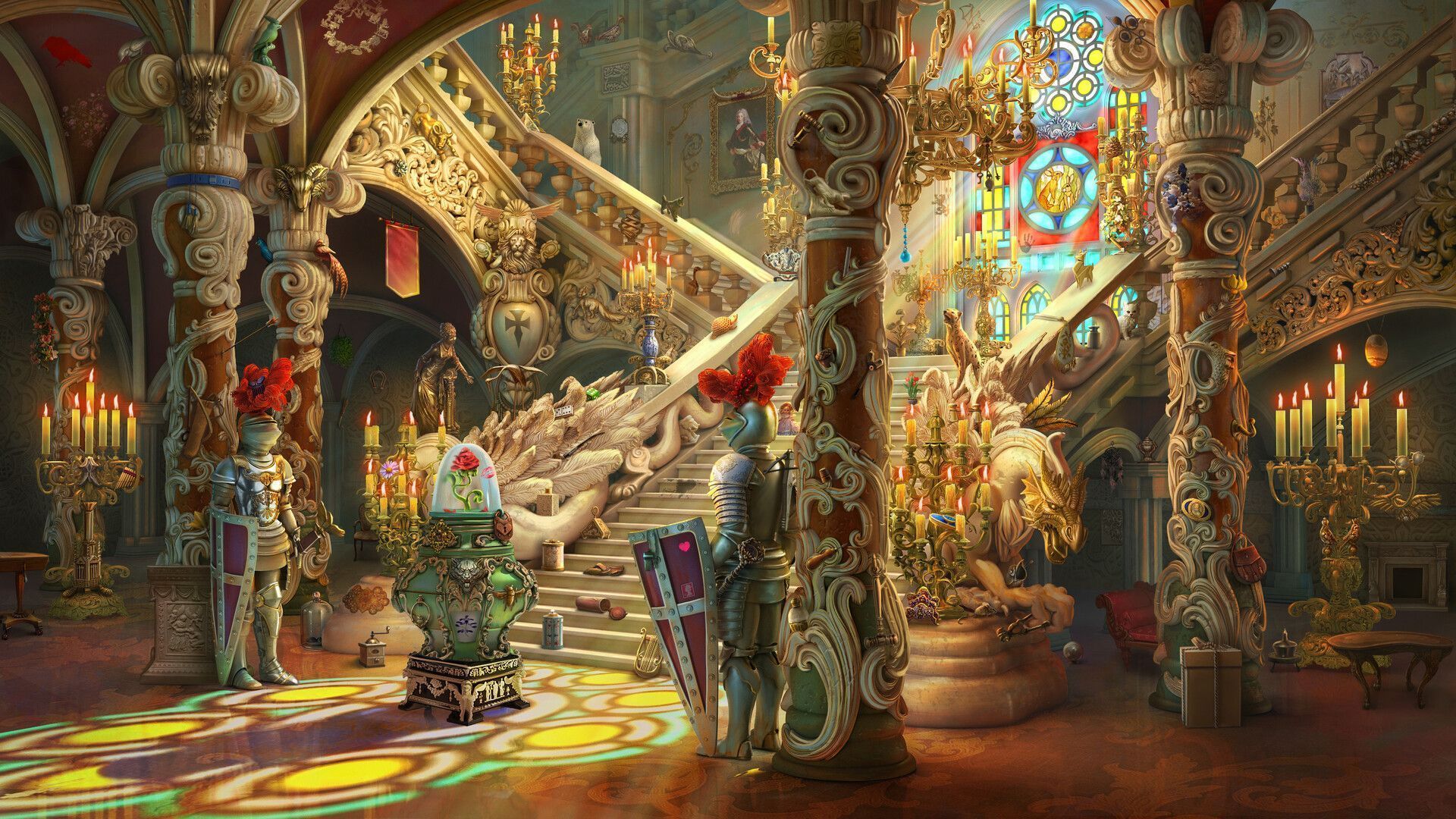 1920x1080 Beauty and the Beast Palace