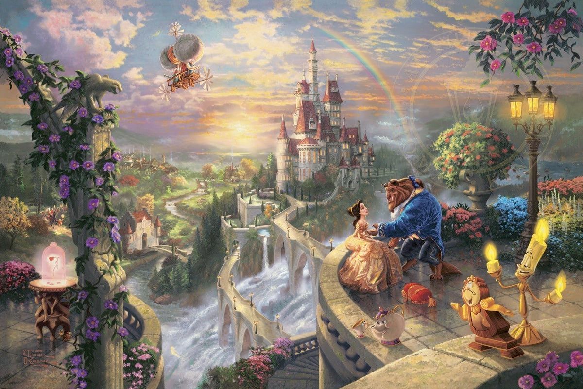 1200x801 Disney Beauty and the Beast Falling
