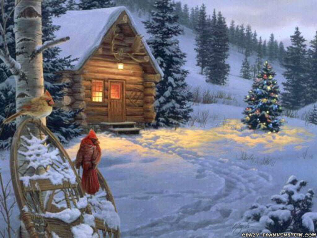 1024x768 Old Fashioned / Vintage Christmas wallpaper