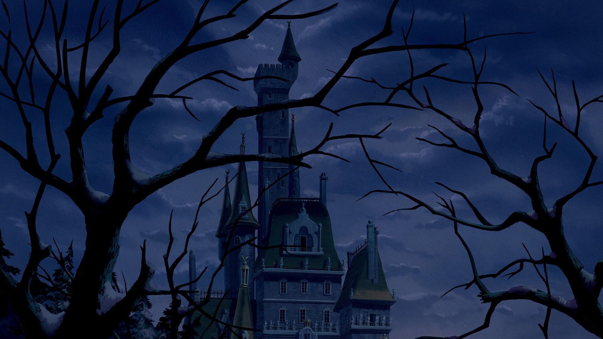 1920x1080 castle, Disney background, Disney art