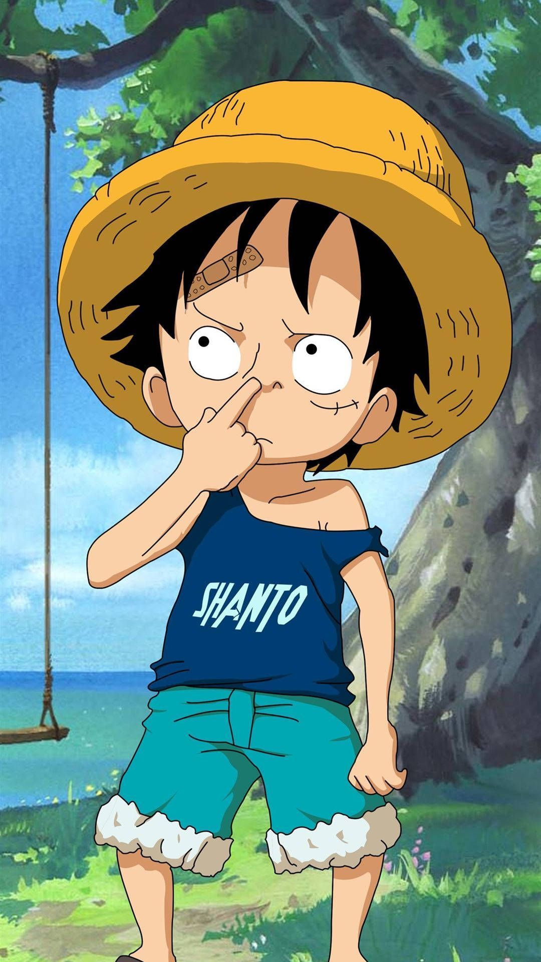 1080x1920 Young Luffy One Piece IPhone Wallpaper