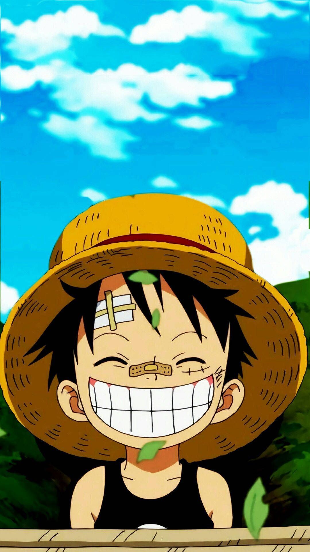 1080x1920 Phone Young Luffy Injured Wallpaper
