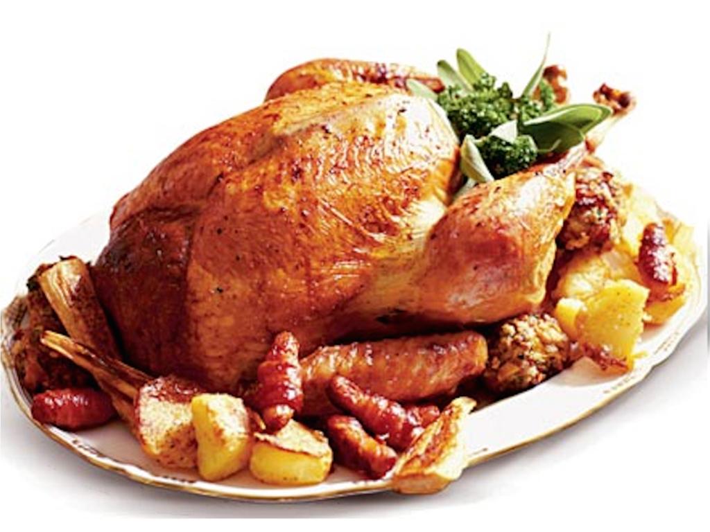 1024x768 Christmas Turkey Wallpaper