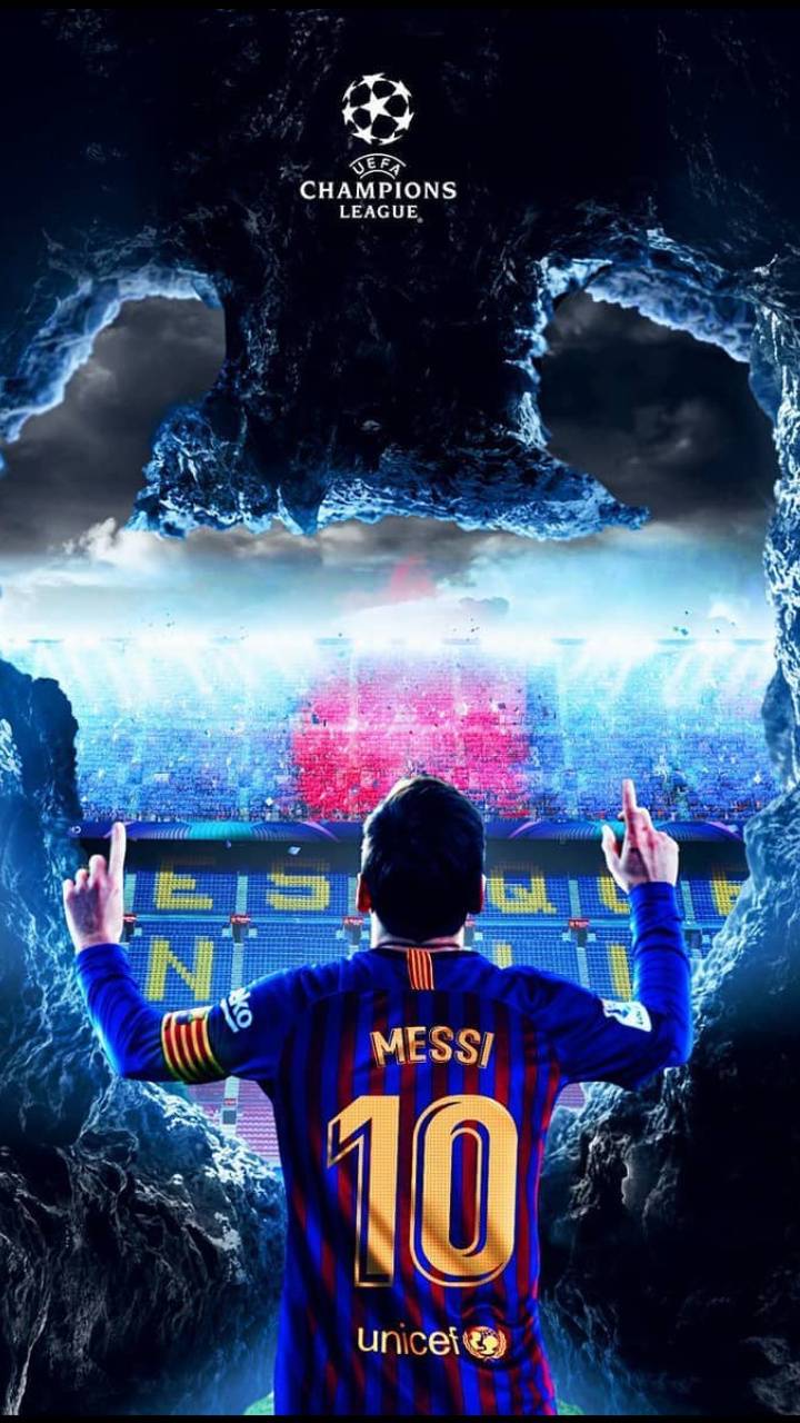 720x1280 Messi Champions League Wallpaper