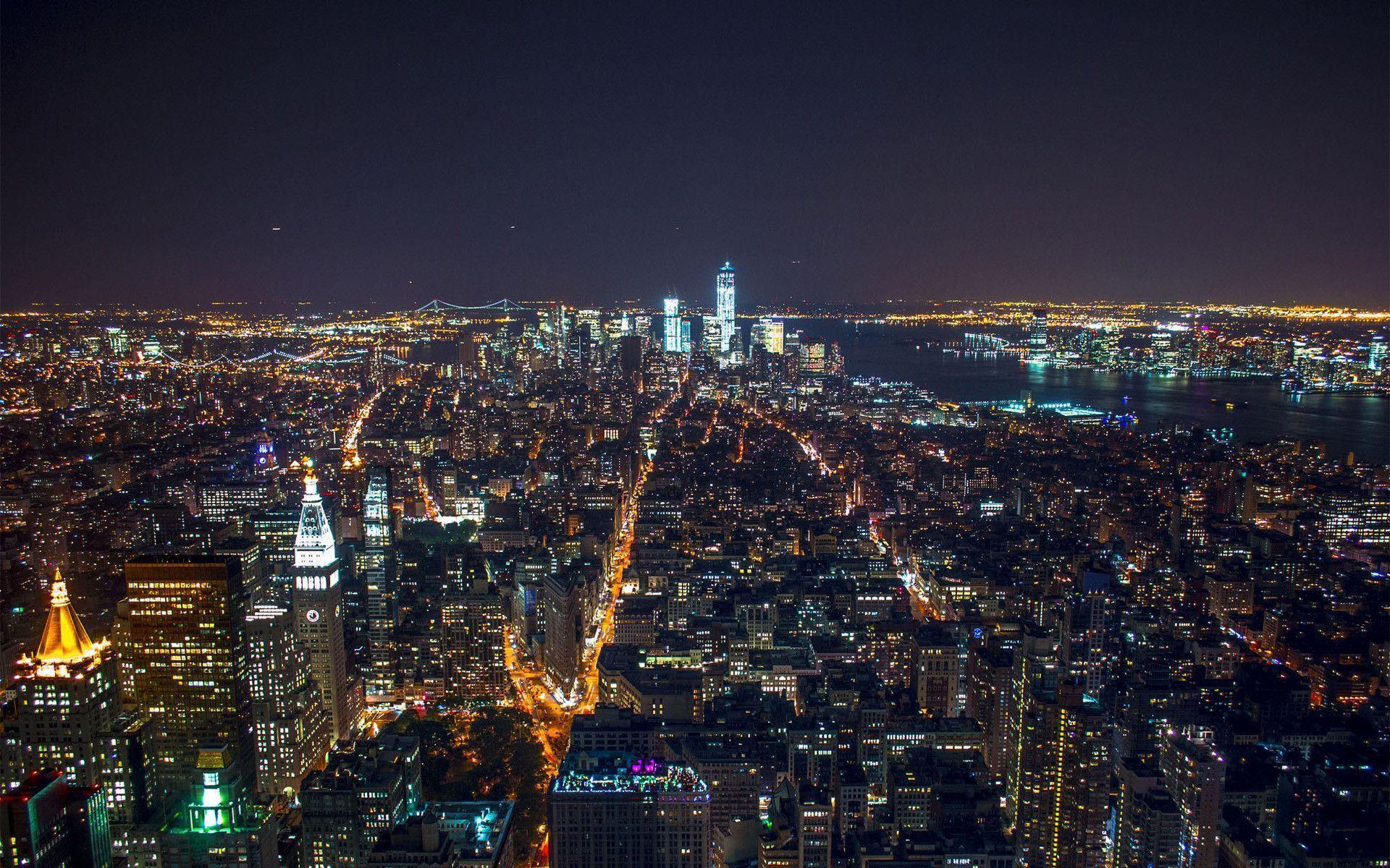 Desktop Wallpapers New York City USA Bay Night Cities 600x800