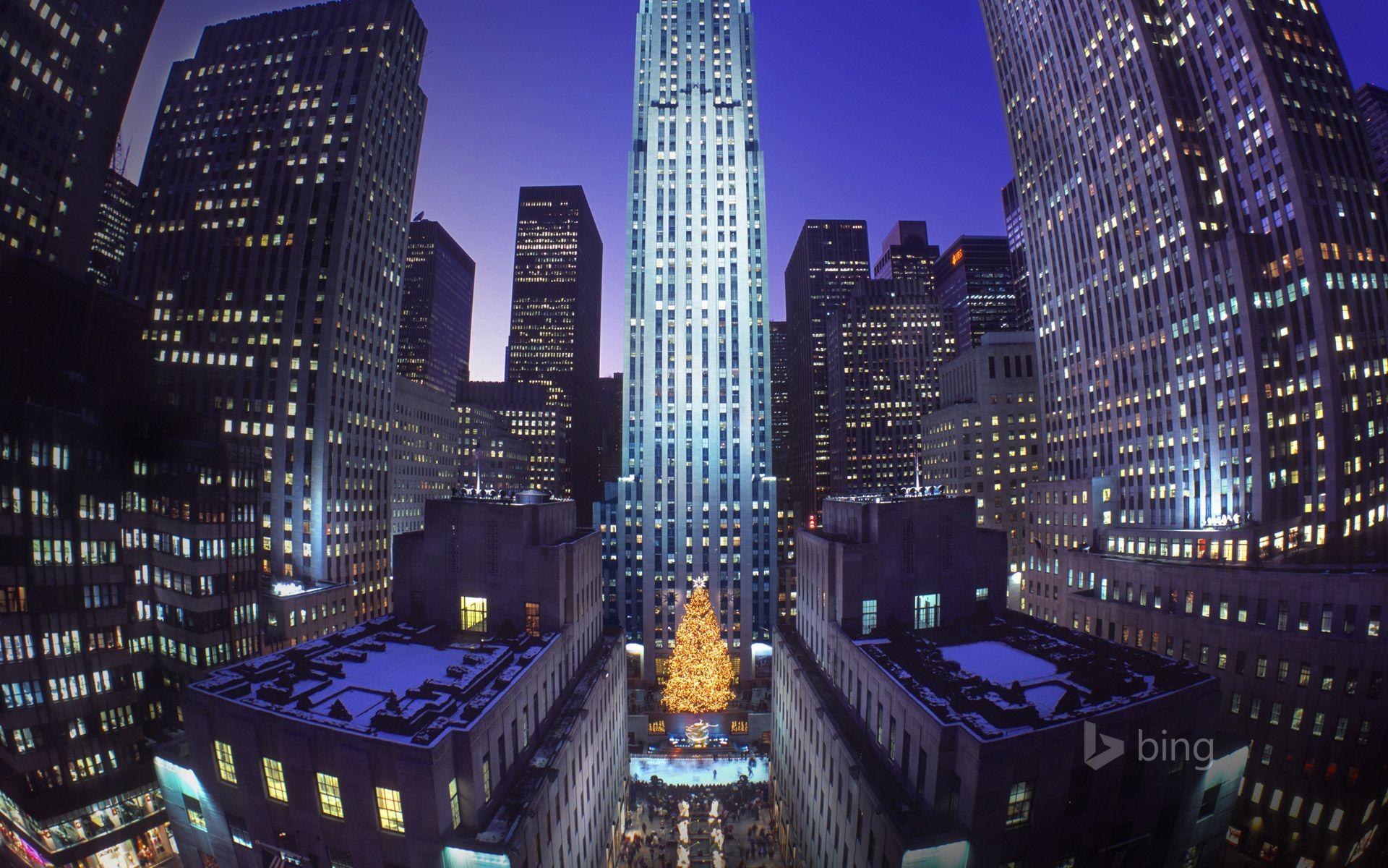1920x1200 USA New York City buildings Rockefeller Center wallpaper Gallery