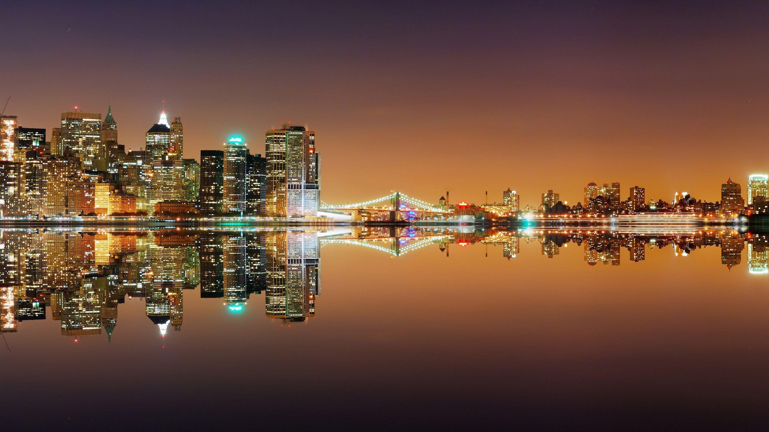 2560x1440 New York City Skyline Wallpaper High Quality