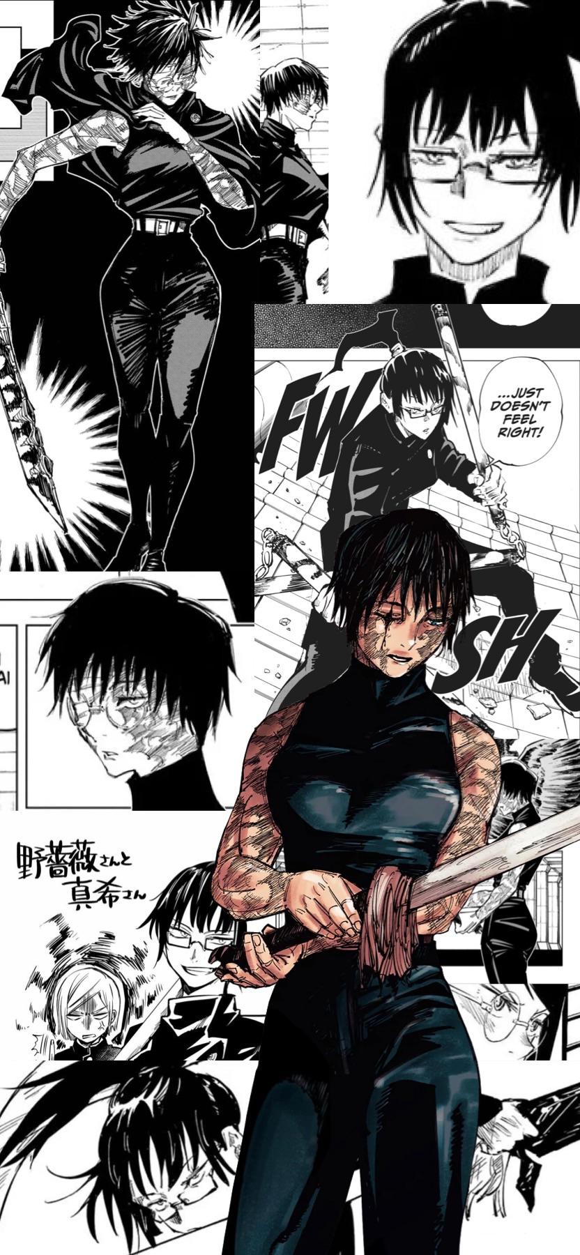 832x1800 JJK Manga Wallpaper