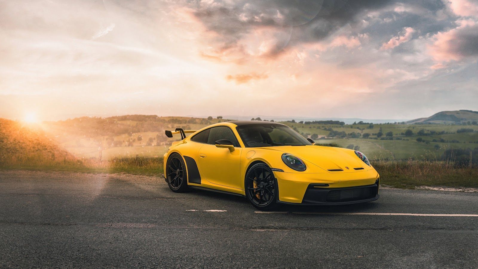 1600x900 Porsche 992 Gt3 4K Wallpaper. Desktop