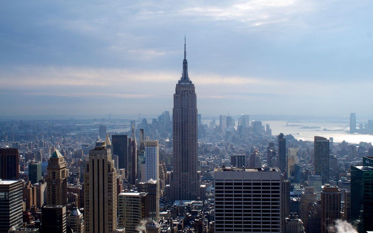 1440x900 Download wallpaper 1440x900 new york, city, winter
