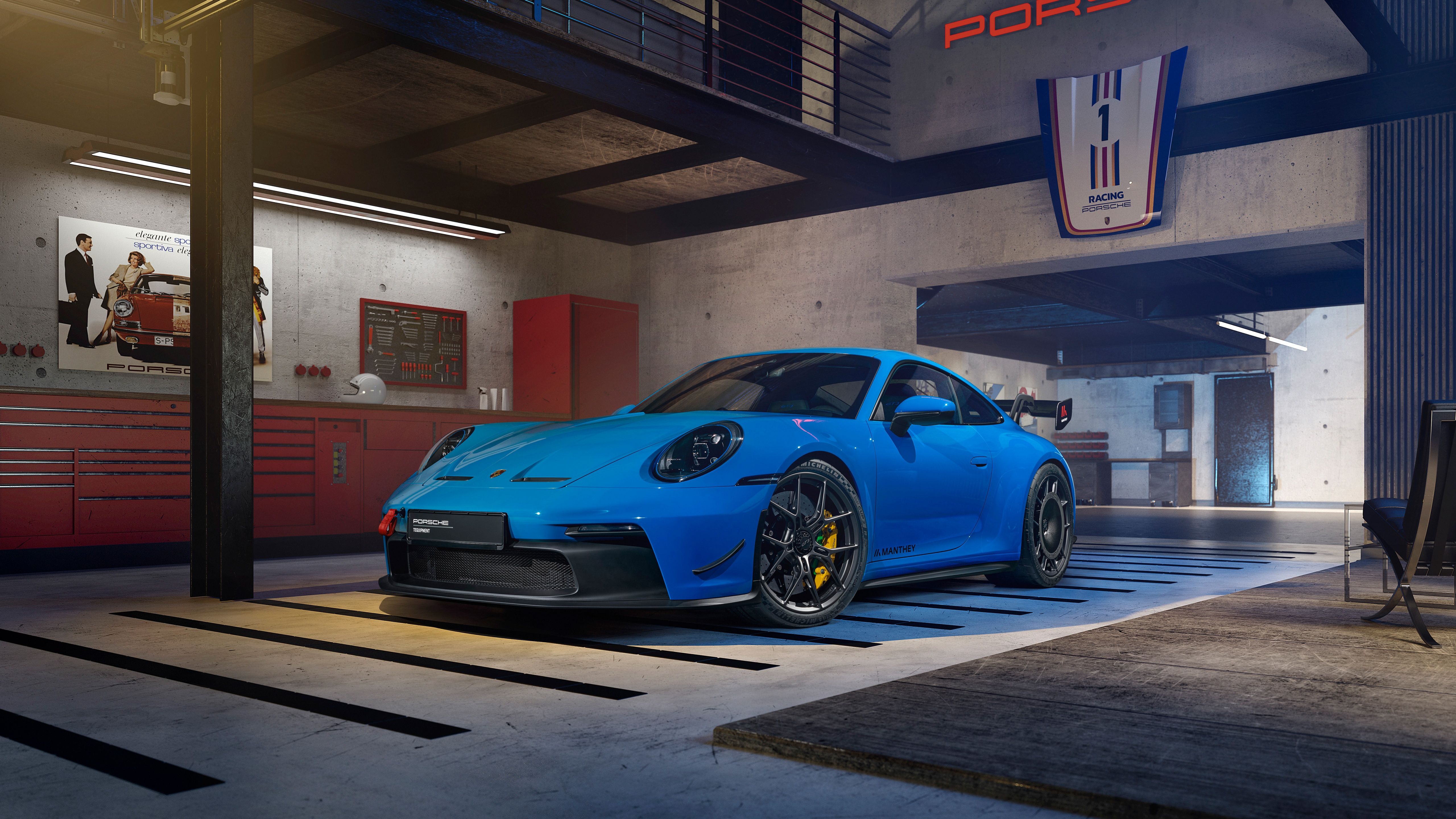 5120x2880 Porsche 911 GT3 Wallpaper 4K, Manthey