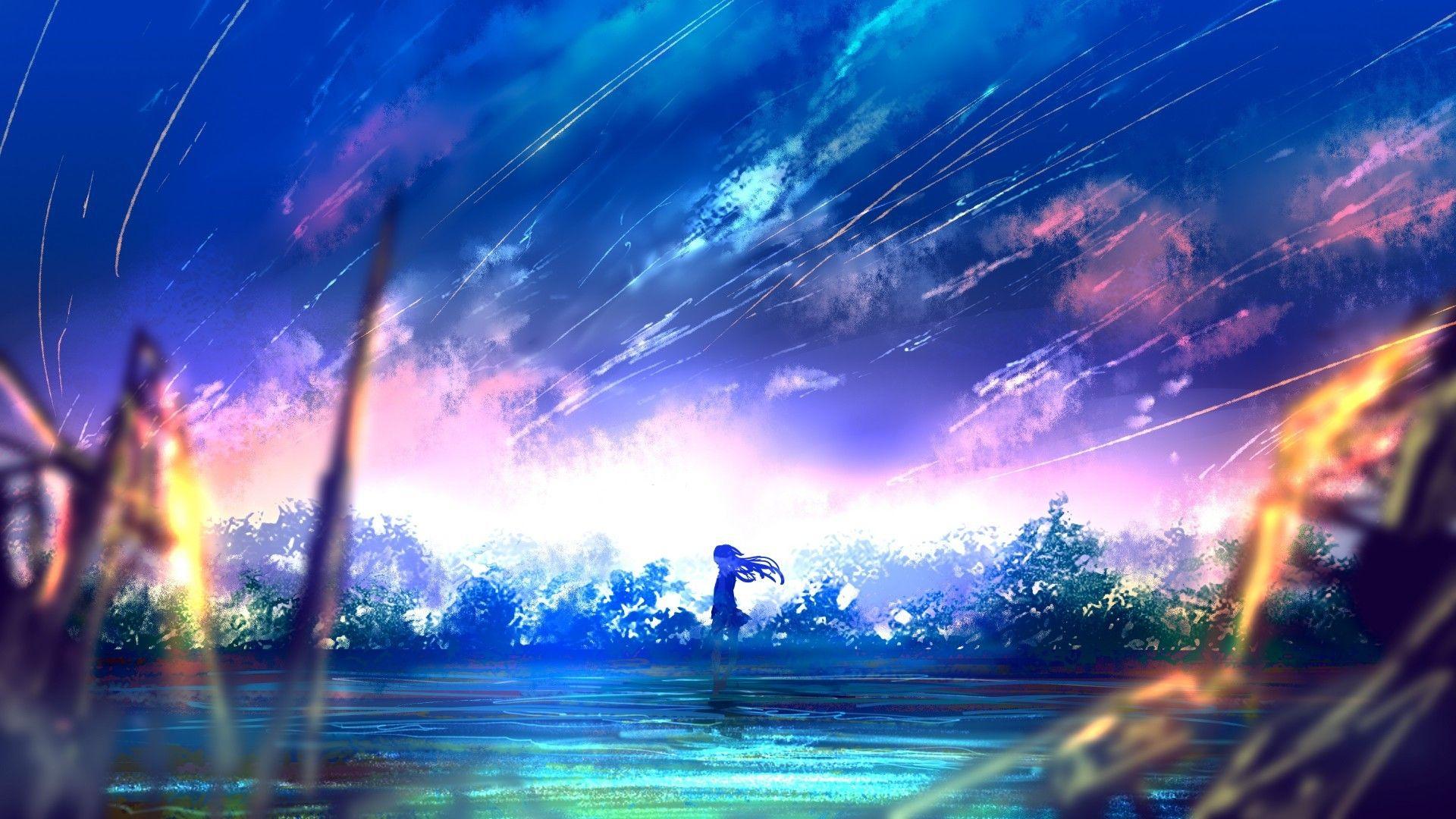 Colorful Anime Scenery Wallpapers Top Free Colorful Anime