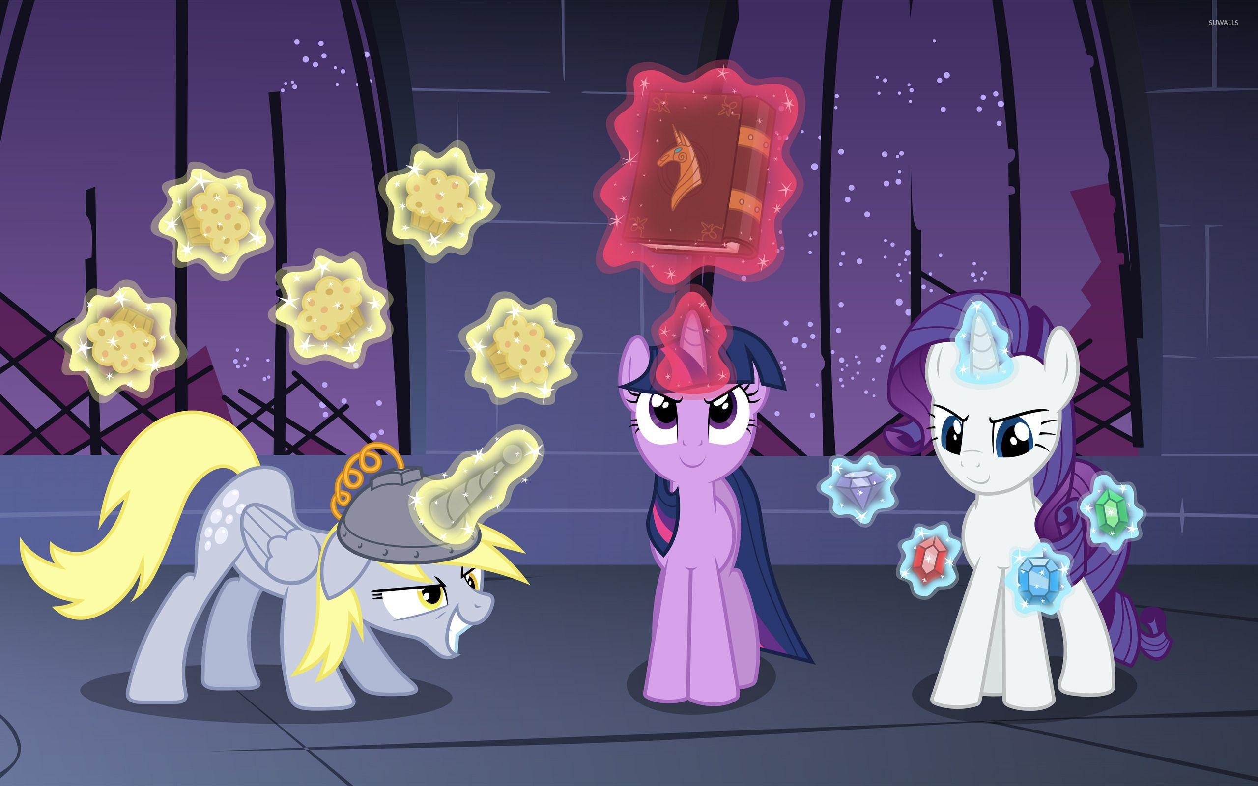 2560x1600 Derpy Hooves, Twilight Sparkle and Rarity wallpaper wallpaper