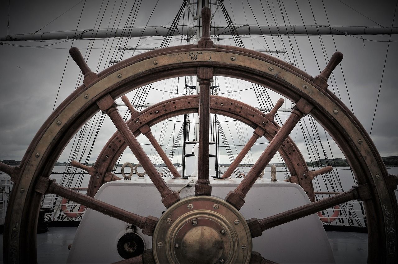 1280x851 Steering Wheel Boat Nautical