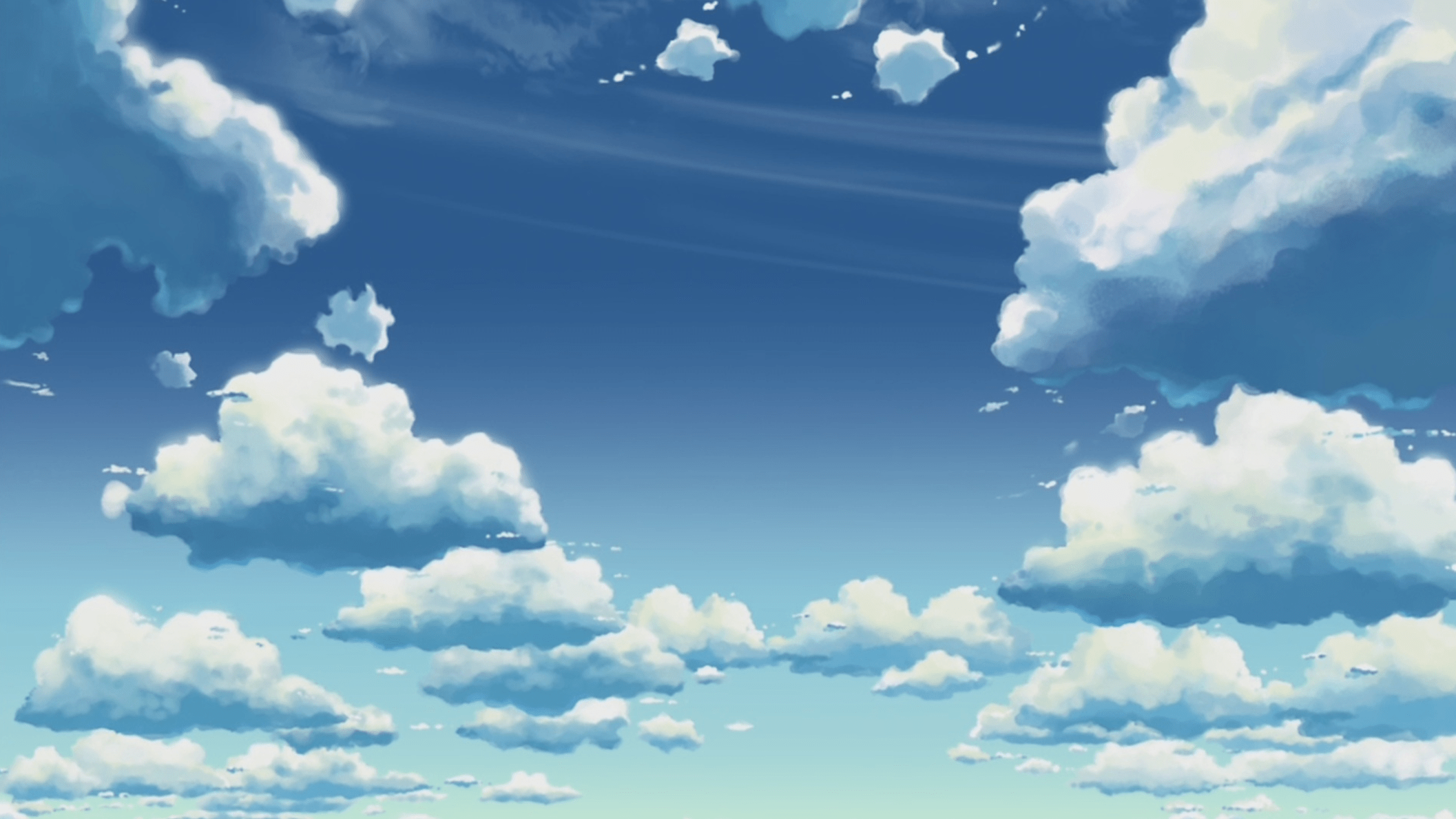 2114x1188 Anime Sky Wallpaper