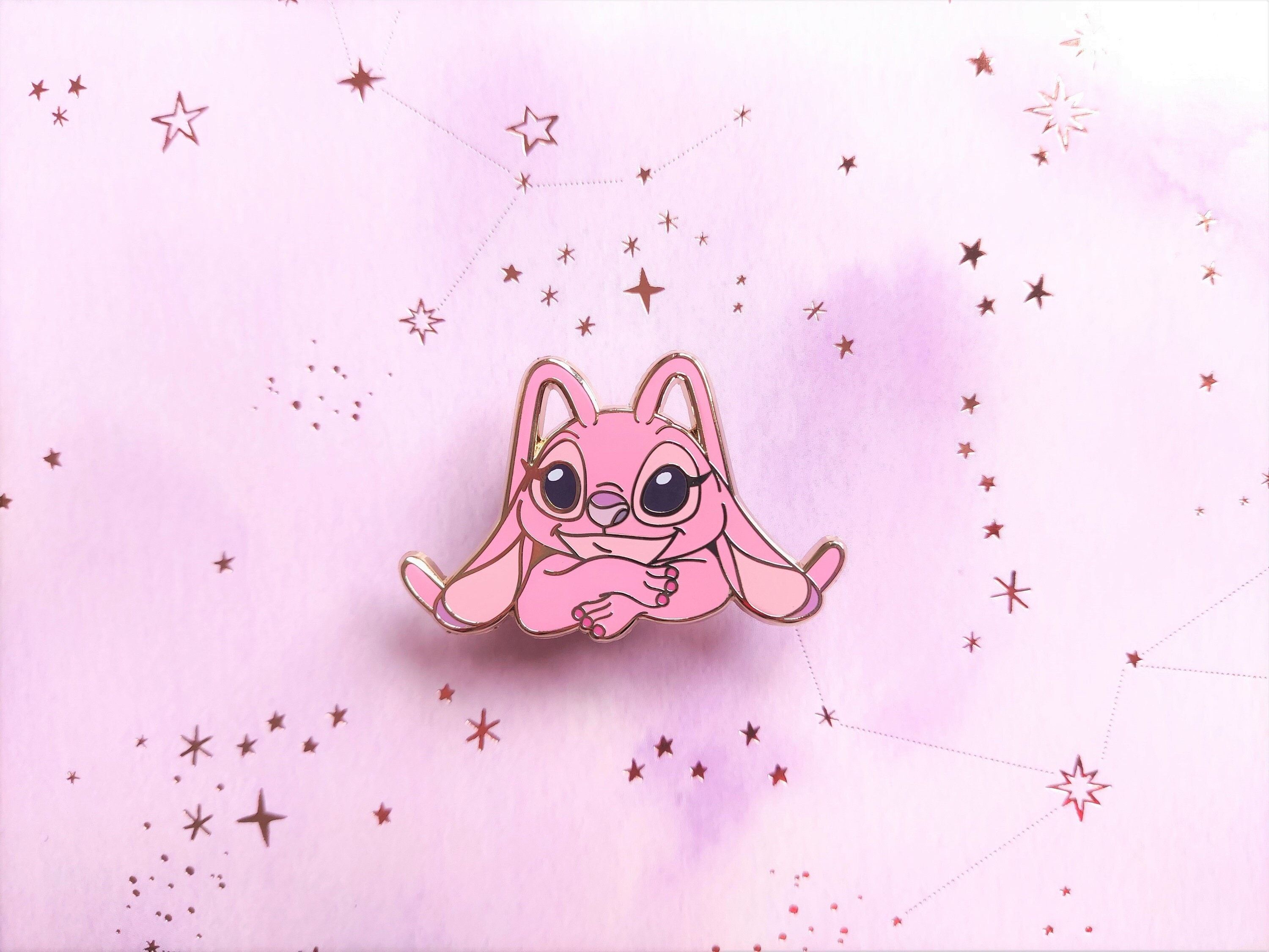 3000x2250 Angel Lilo & Stitch Daydreaming Enamel